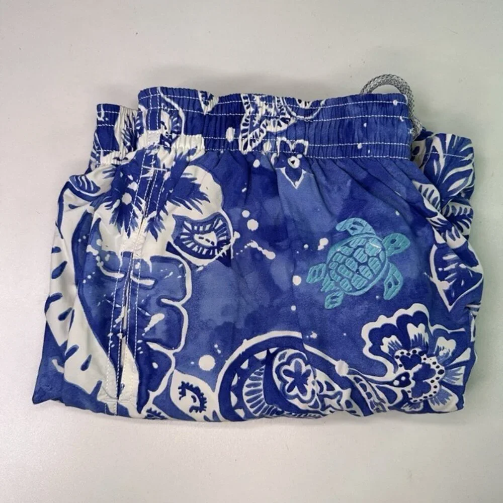 VILEBREQUIN Blue Swim Trunks Bathing Shorts XXL, 3XL $350
